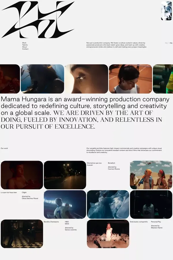 Mama Hungara - Portfolio design inspiration