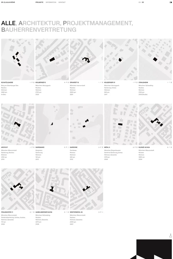 Dr. (I) Julia Wöhr | Architektur, Projektmanagement und Bauherrenvertretung - Portfolio design inspiration