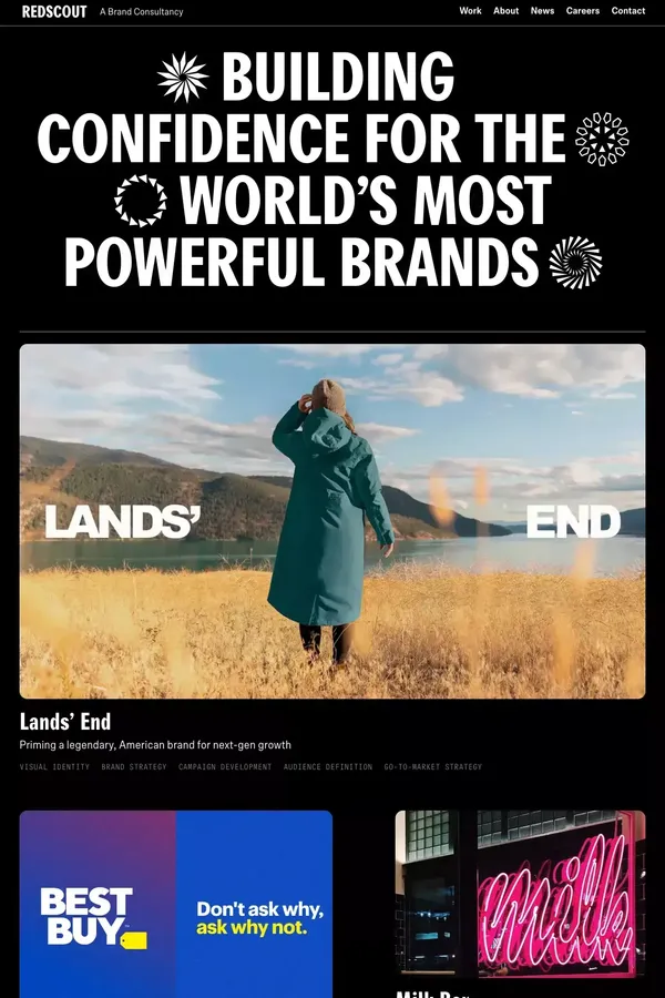 Redscout - Portfolio design inspiration