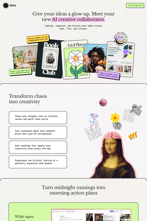 Daisy AI  |  AI Creative Collaborator 🪄