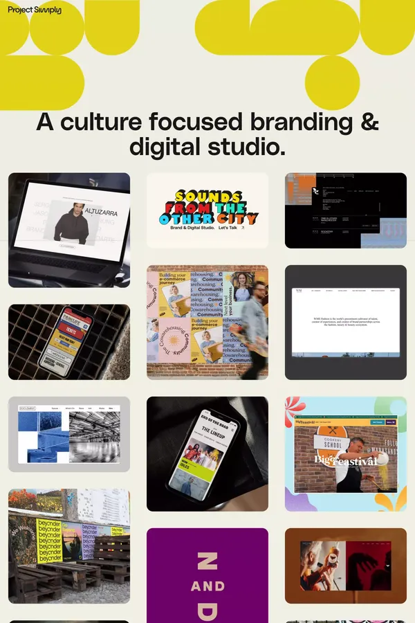 Project Simply - A brand and digital studio. - Portfolio design inspiration