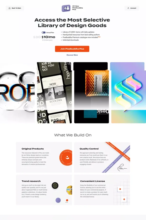 Pixelbuddha Plus Premium Membership - 3,000+ Selective Graphic Design Packs