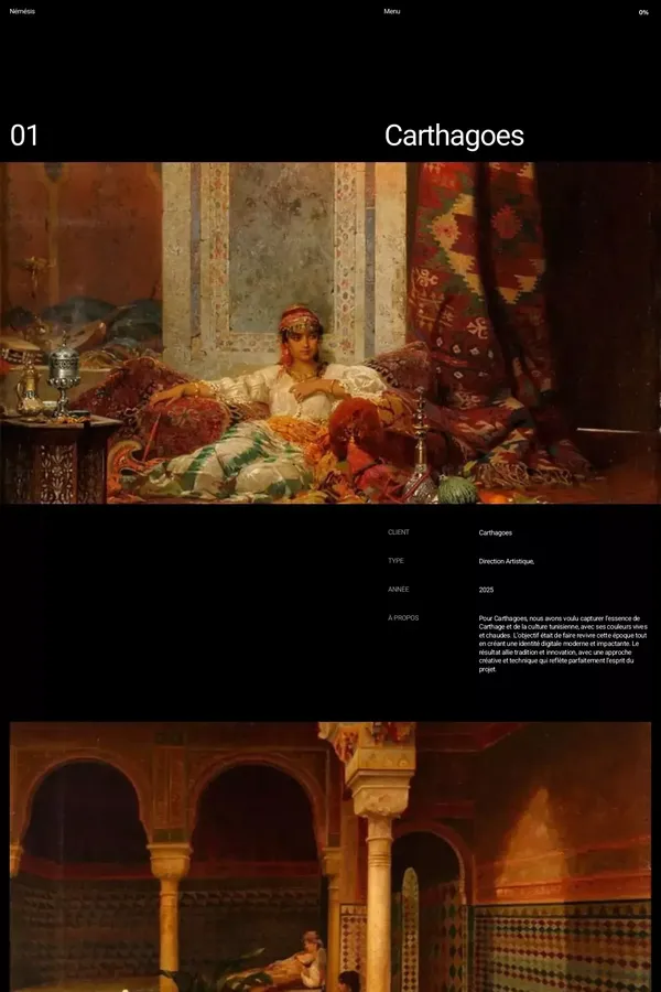 Nero NÃ©mÃ©sis â Projets : Carthagoes - Case Study design inspiration