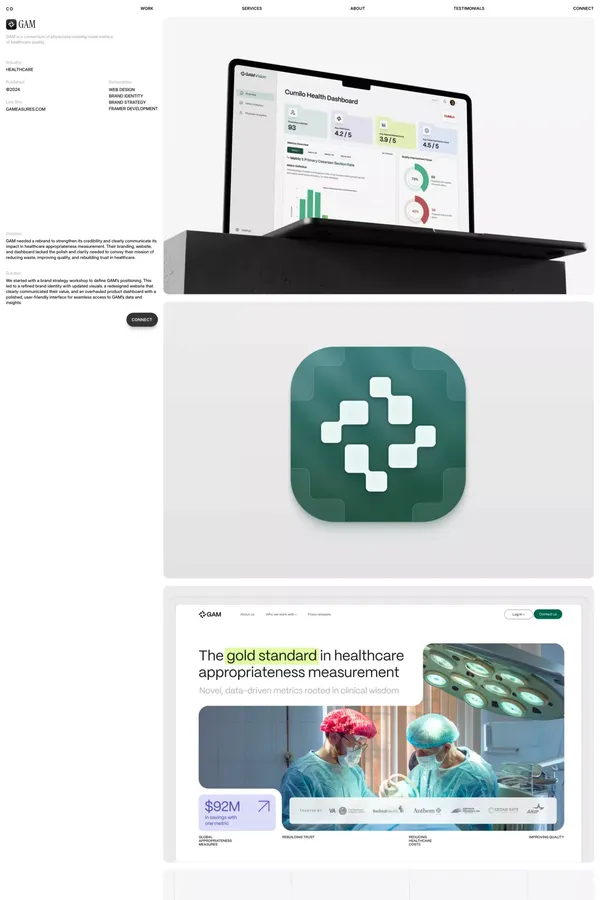 Charlie Osborne | Brand & Web Designer â Framer, UX/UI & Strategy - Case Study design inspiration