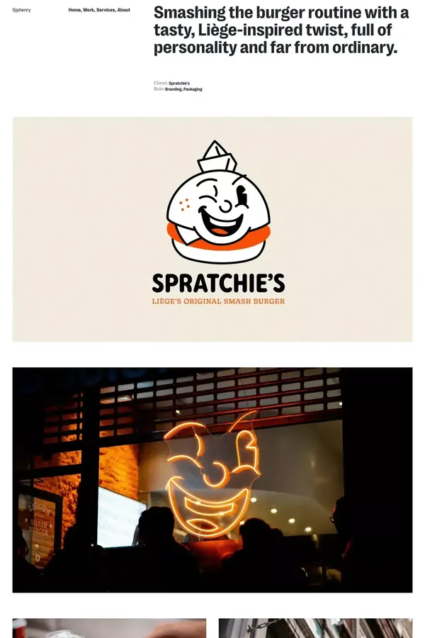 Spratchie’s – GJPhenry - Case Study design inspiration