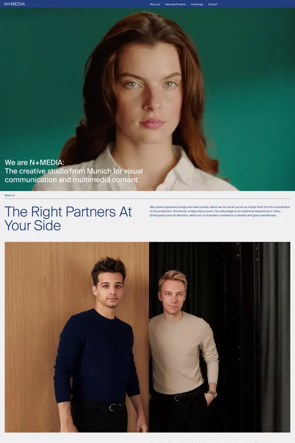 N+MEDIA | Creative Content Studio - Portfolio design inspiration