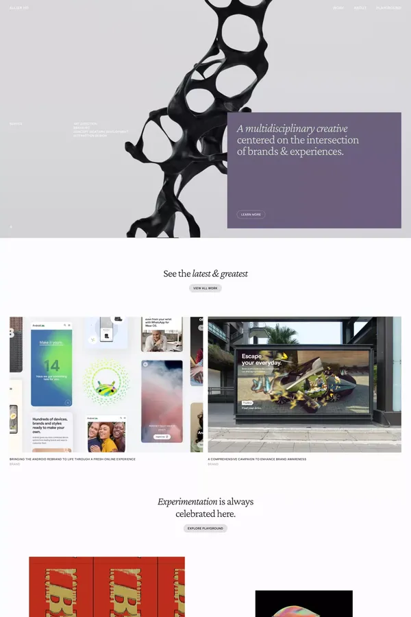 Allier Ho - Portfolio design inspiration