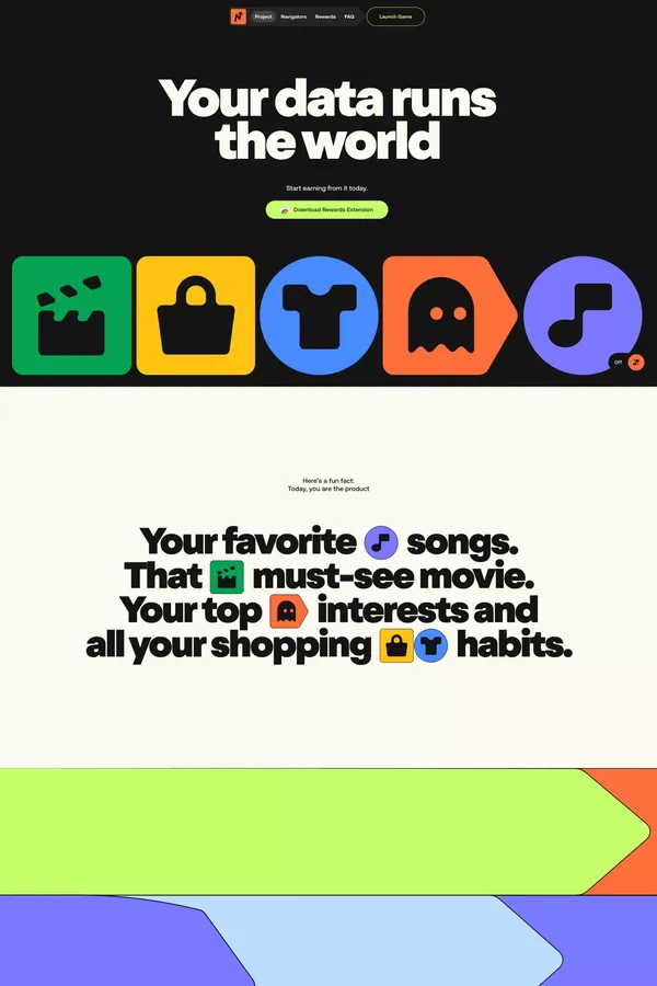 Navigate - Landing design inspiration