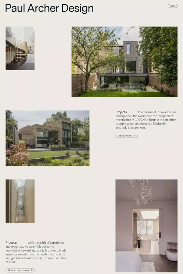 Paul Archer Design - Portfolio design inspiration