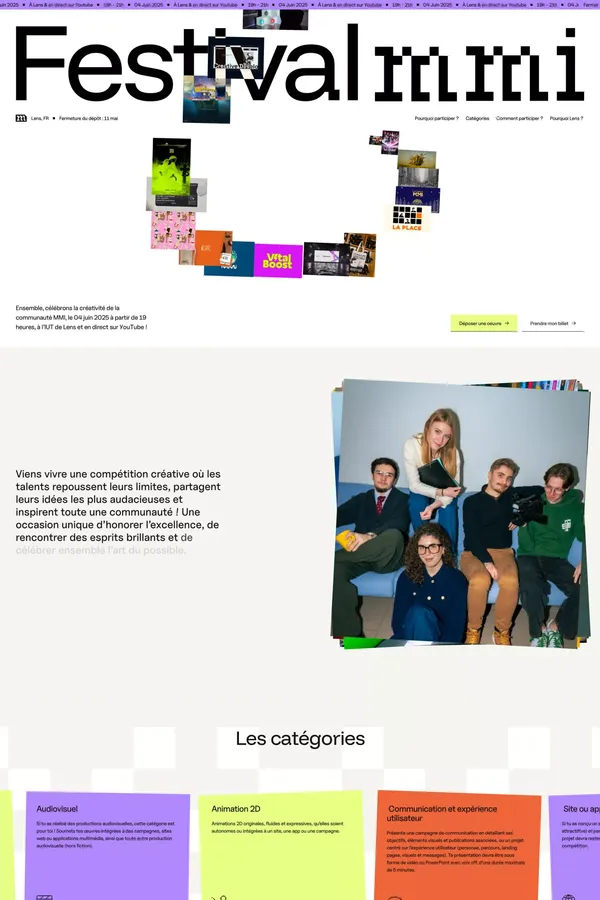 Festival MMI Lens 2025 - Other design inspiration