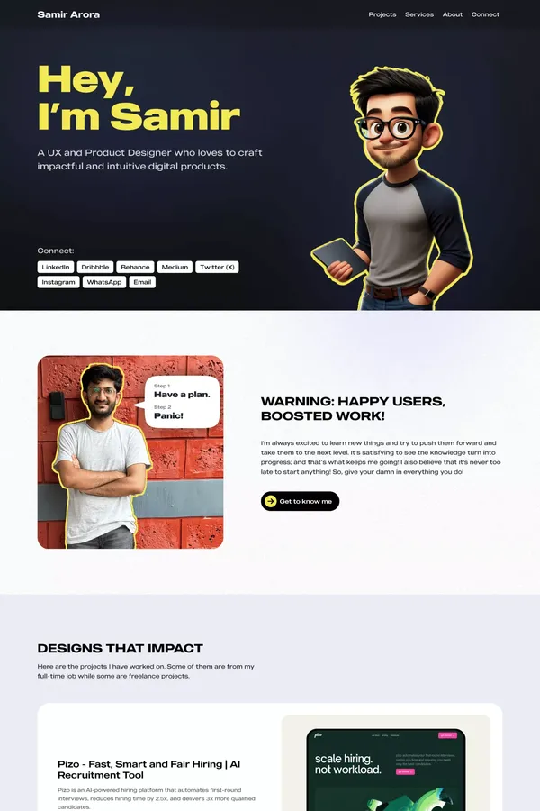 Samir Arora - User Experience Designer