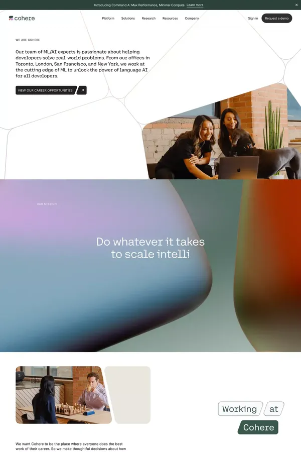 Careers | Cohere - Career design inspiration