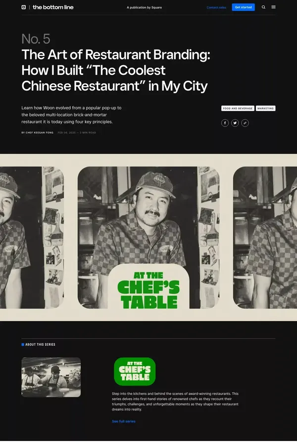 The Art of Restaurant Branding: How I Built “The Coolest Chinese Restaurant” in My City | Square - Blog Post design inspiration