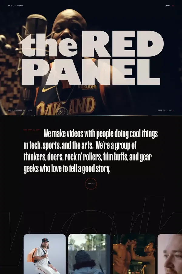 The Red Panel | Video production for tech, sports, and the arts | SF Bay Area