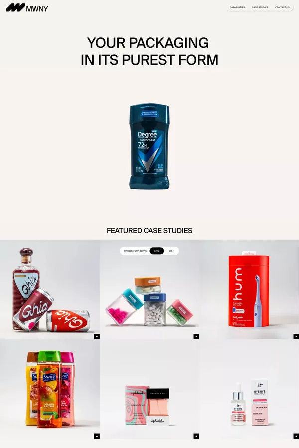 MWNY - Portfolio design inspiration