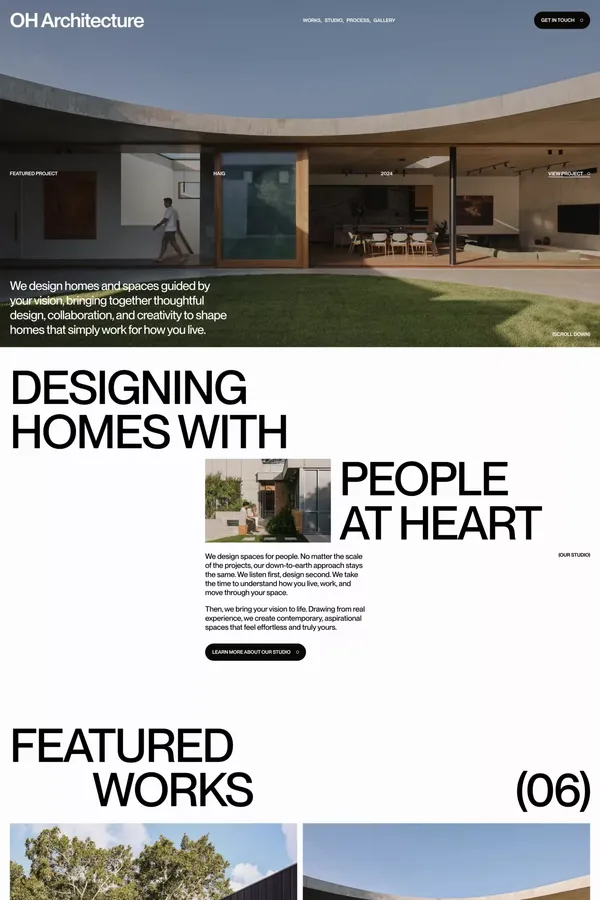 OH Architecture — Timeless Residential & Commercial Spaces in Brisbane - Portfolio design inspiration