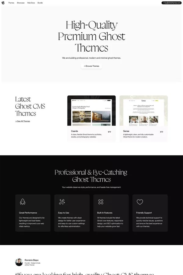 Ekto Themes - Premium Ghost Themes
