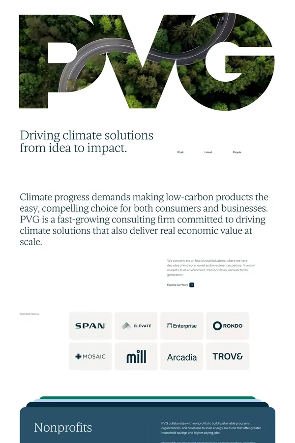 Purpose Venture Group – PVG - Portfolio design inspiration