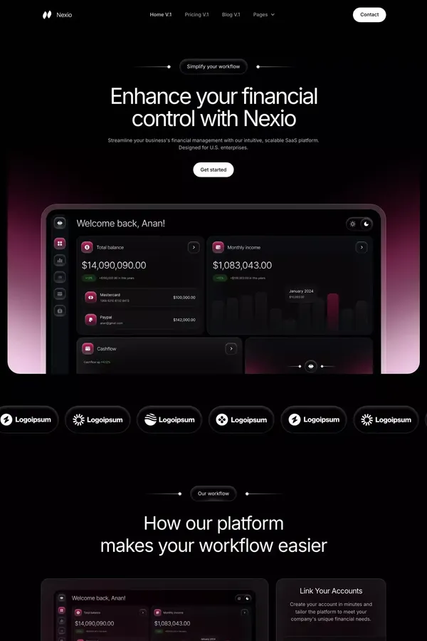 Nexio Webflow Template