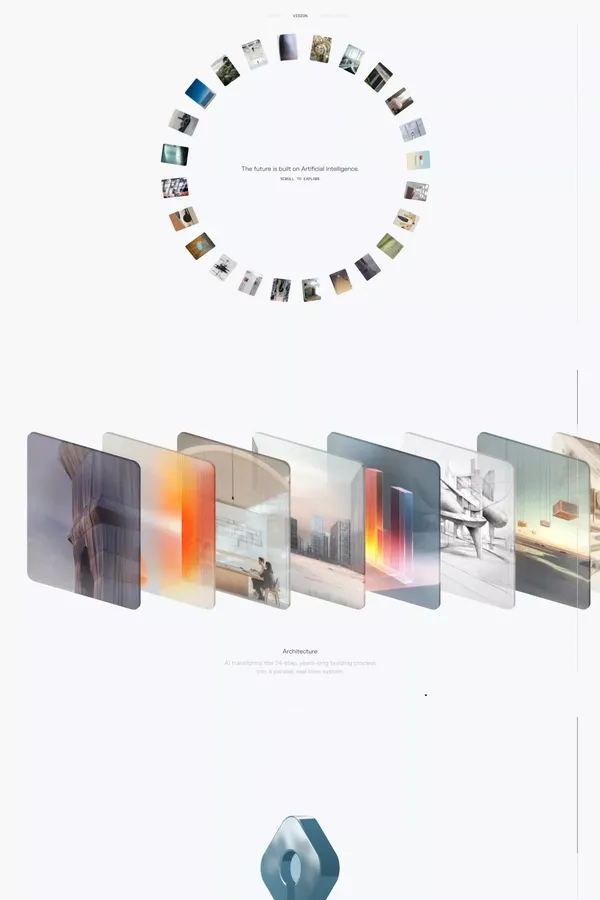 Inkwell — the Intelligence Layer that optimizes processes, reduces costs and fuels creativity. - Landing design inspiration