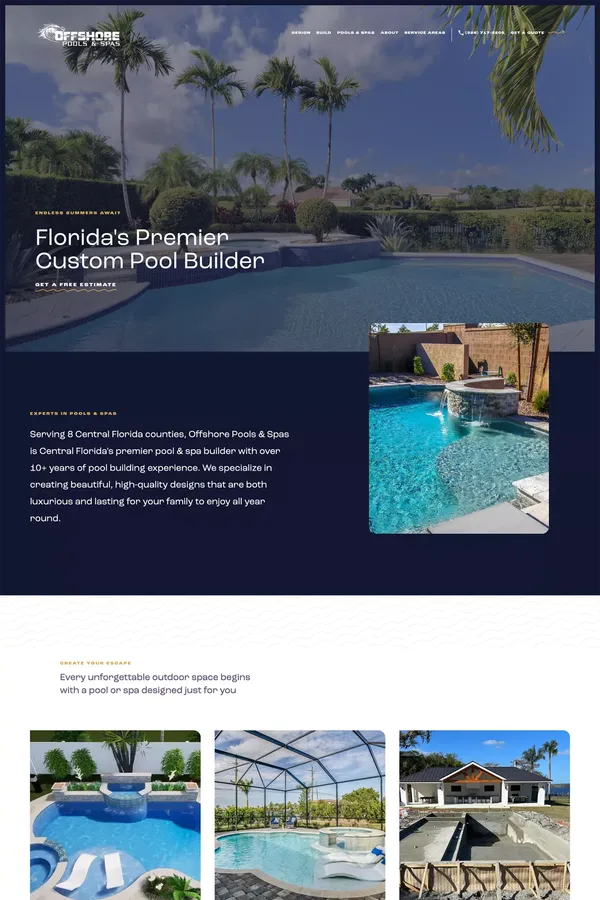 Florida's Top-Rated Custom Pool Builder | Offshore Pools and Spas