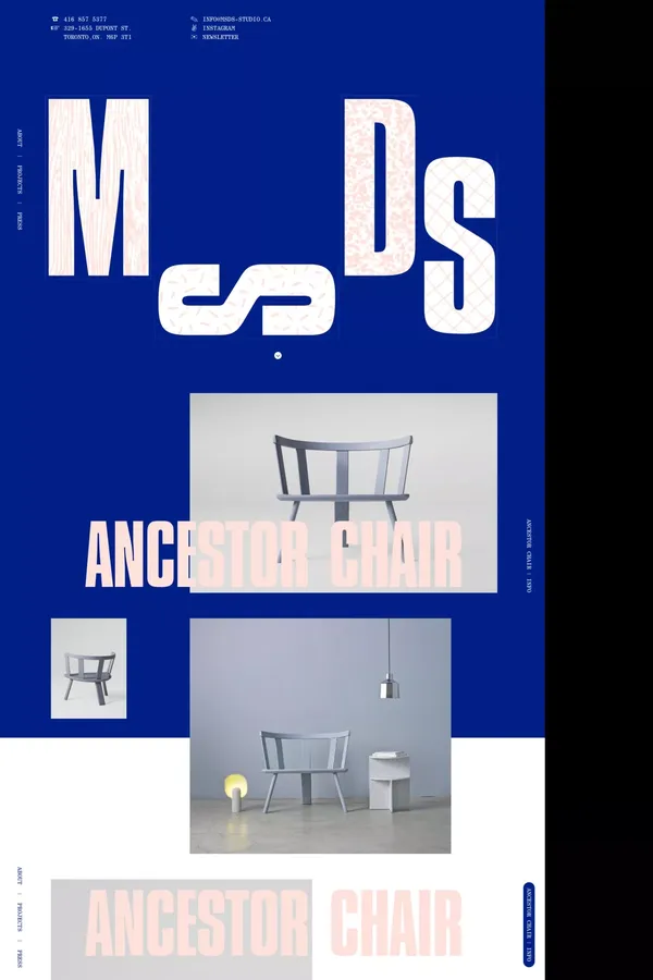 M-S-D-S Studio - Portfolio design inspiration