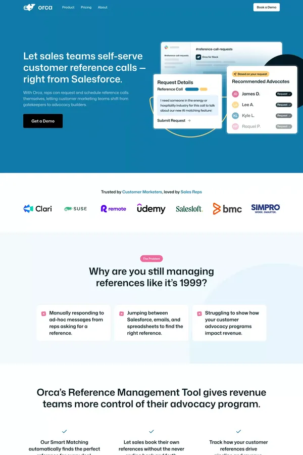 Orca - Portfolio design inspiration