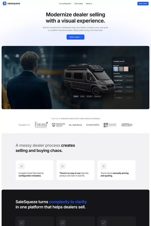 Home - SaleSqueze - Landing design inspiration