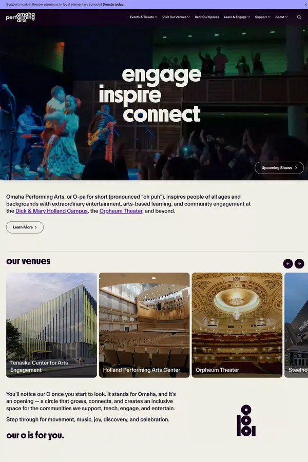Omaha Performing Arts - Other design inspiration