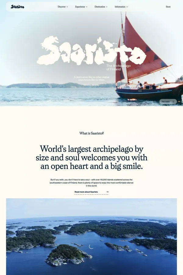 A destination like no other creates experiences like no other. - Other design inspiration