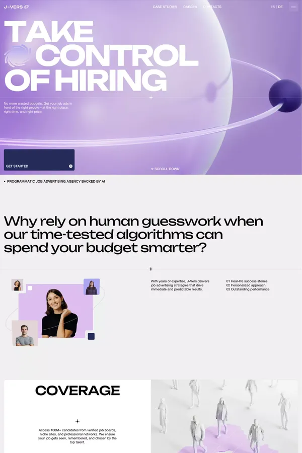J-Vers - Portfolio design inspiration