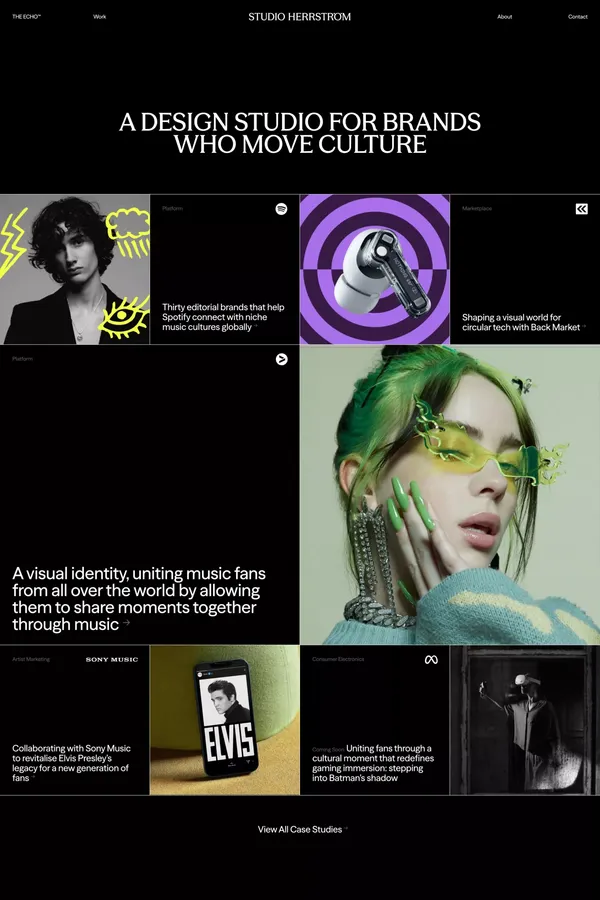 STUDIO HERRSTRÖM - Portfolio design inspiration