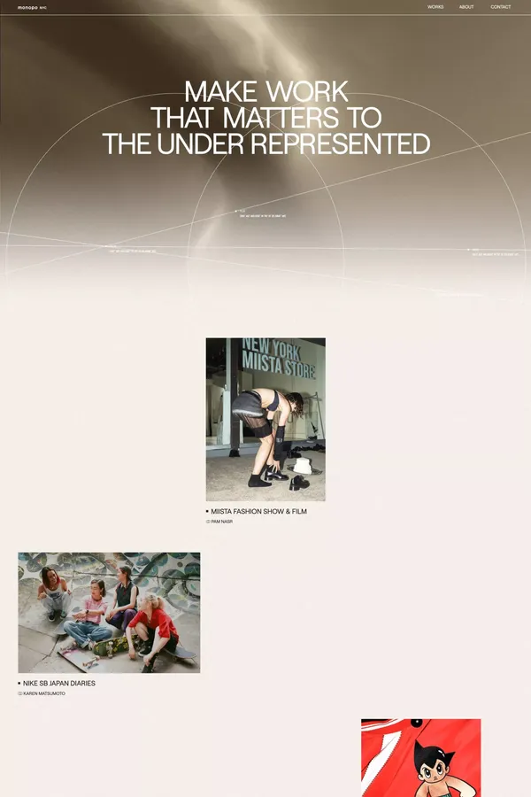 monopo NYC - Portfolio design inspiration