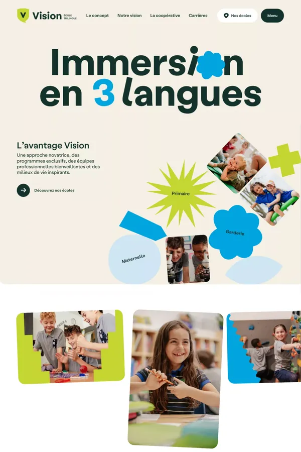 École Trilingue Vision - Other design inspiration