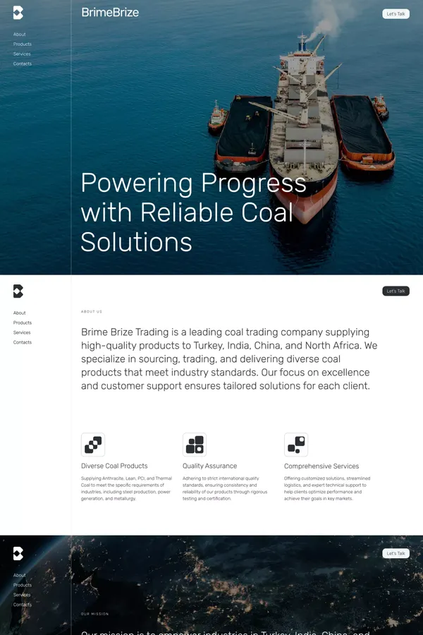 Brime Brize Trading | Reliable Coal Solutions for Turkey, India, China, and North Africa