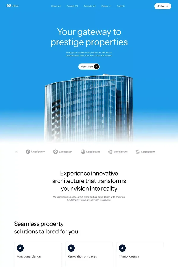 Webflow Ecommerce website template