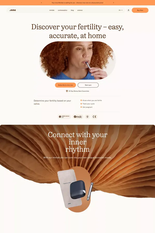 Inne - Landing design inspiration