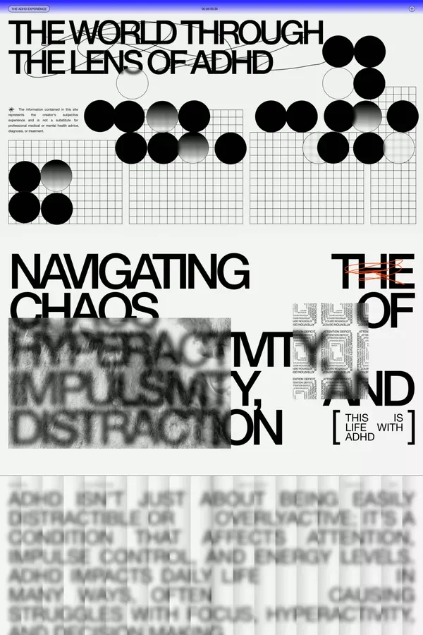 Experience ADHD | Web.Lab | Wix Studio - Other design inspiration
