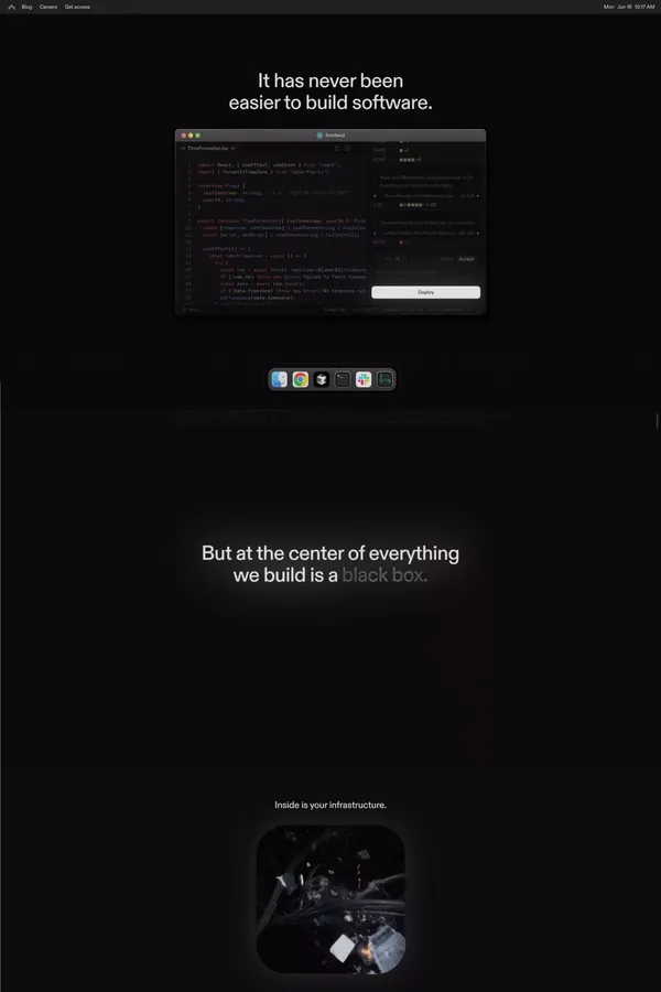 Antimetal — Sign Up for Early Access - Landing design inspiration