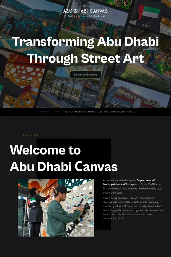 Abu Dhabi Canvas - Transforming Abu Dhabi Through Street Art