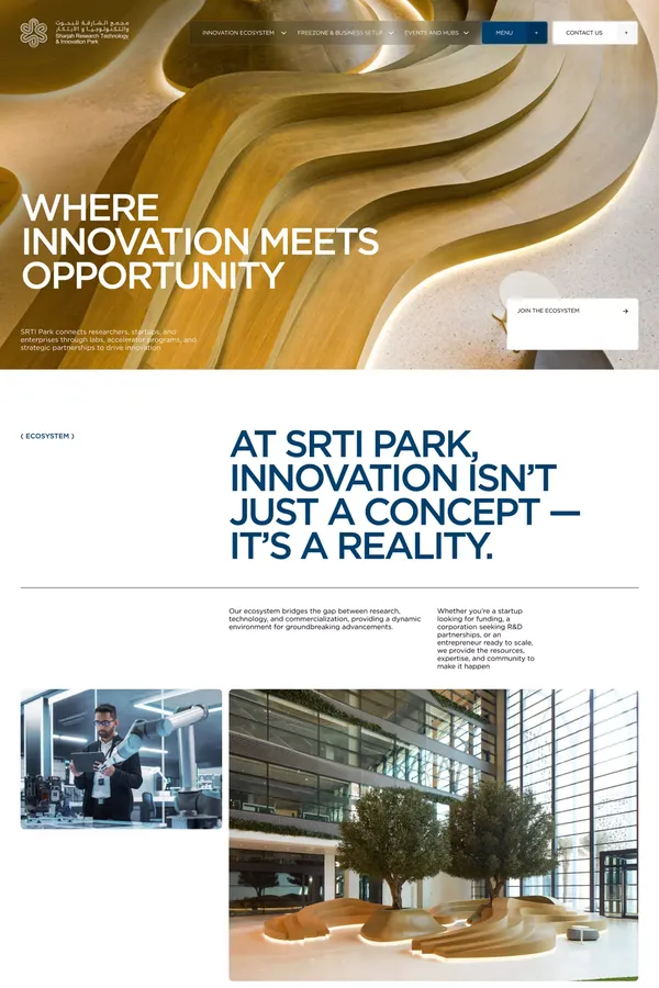 Innovation Ecosystem SRTI Park | Labs & Programs