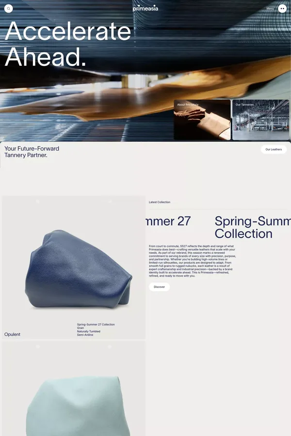 PrimeAsia - Landing design inspiration