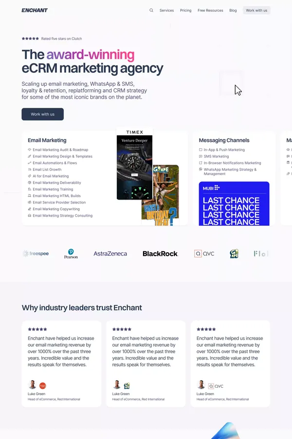 Award-Winning Email Marketing & CRM Agency: UK | Europe | USA