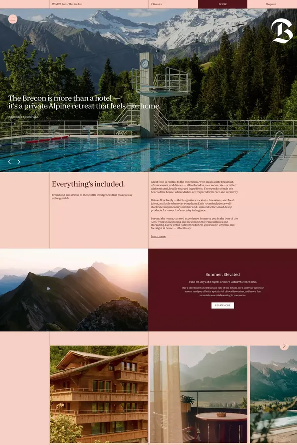 The Brecon – Luxury Hotel in the Swiss Alps - Other design inspiration
