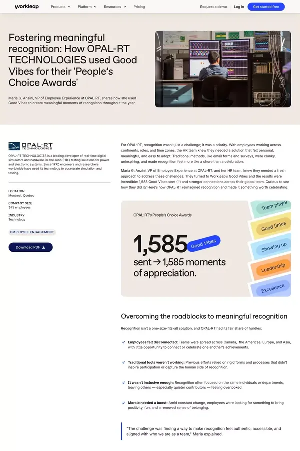 workleap - Case Study design inspiration