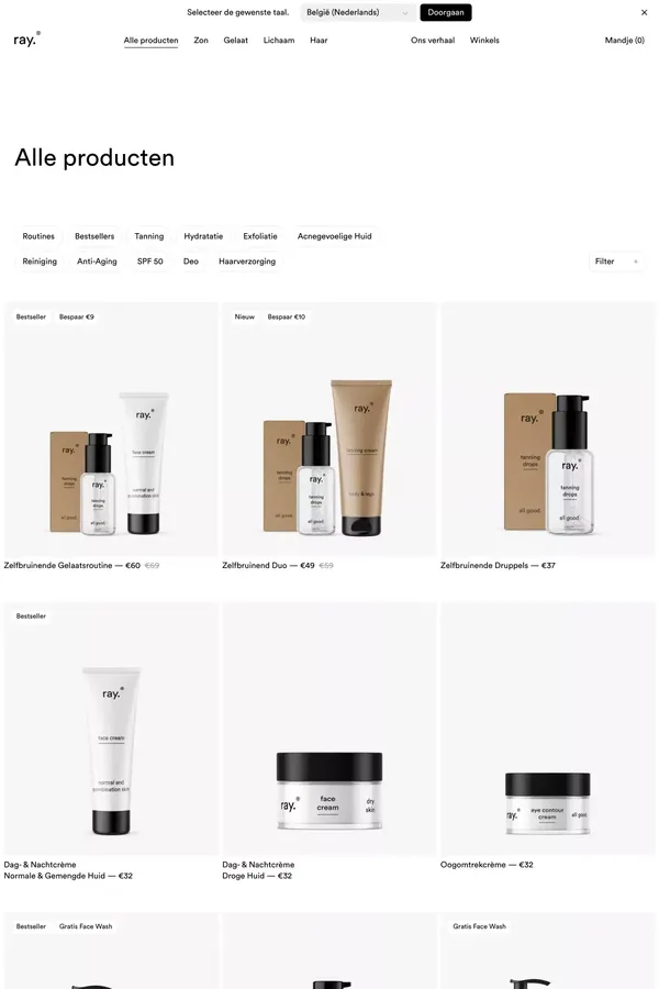 Alle producten | Ray - Product listing design inspiration