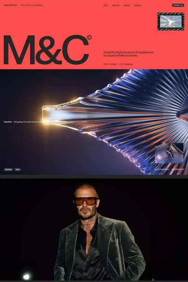 Mallard & Claret - Digital Experience Agency - Portfolio design inspiration
