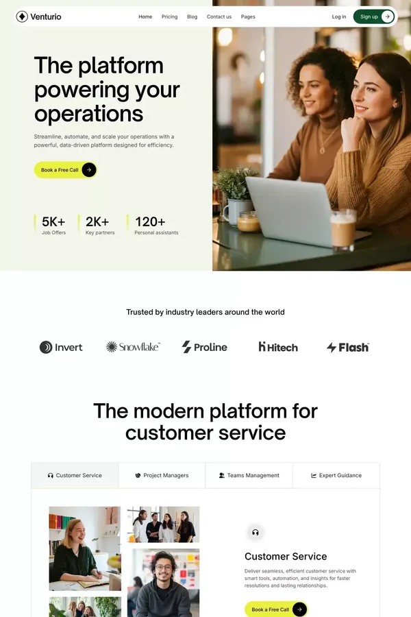 Venturio - Webflow Template