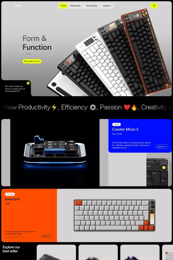 WORK LOUDERÂ® - Ecommerce design inspiration