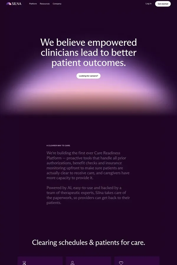 Company - Silna Health - About Us  design inspiration